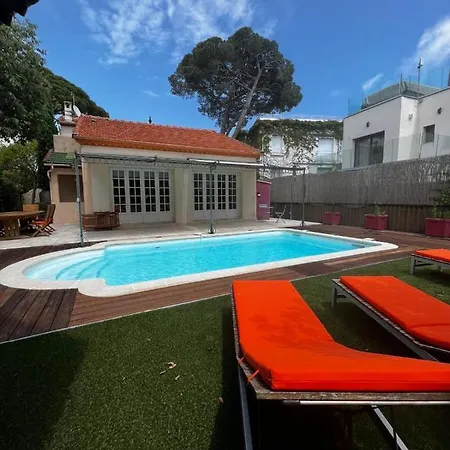Les Lauriers Family House In The Center Of Les Pins * Жюан-ле-Пен